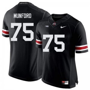 Men's Ohio State Buckeyes #75 Thayer Munford Black Nike NCAA College Football Jersey On Sale QTZ0744CJ
